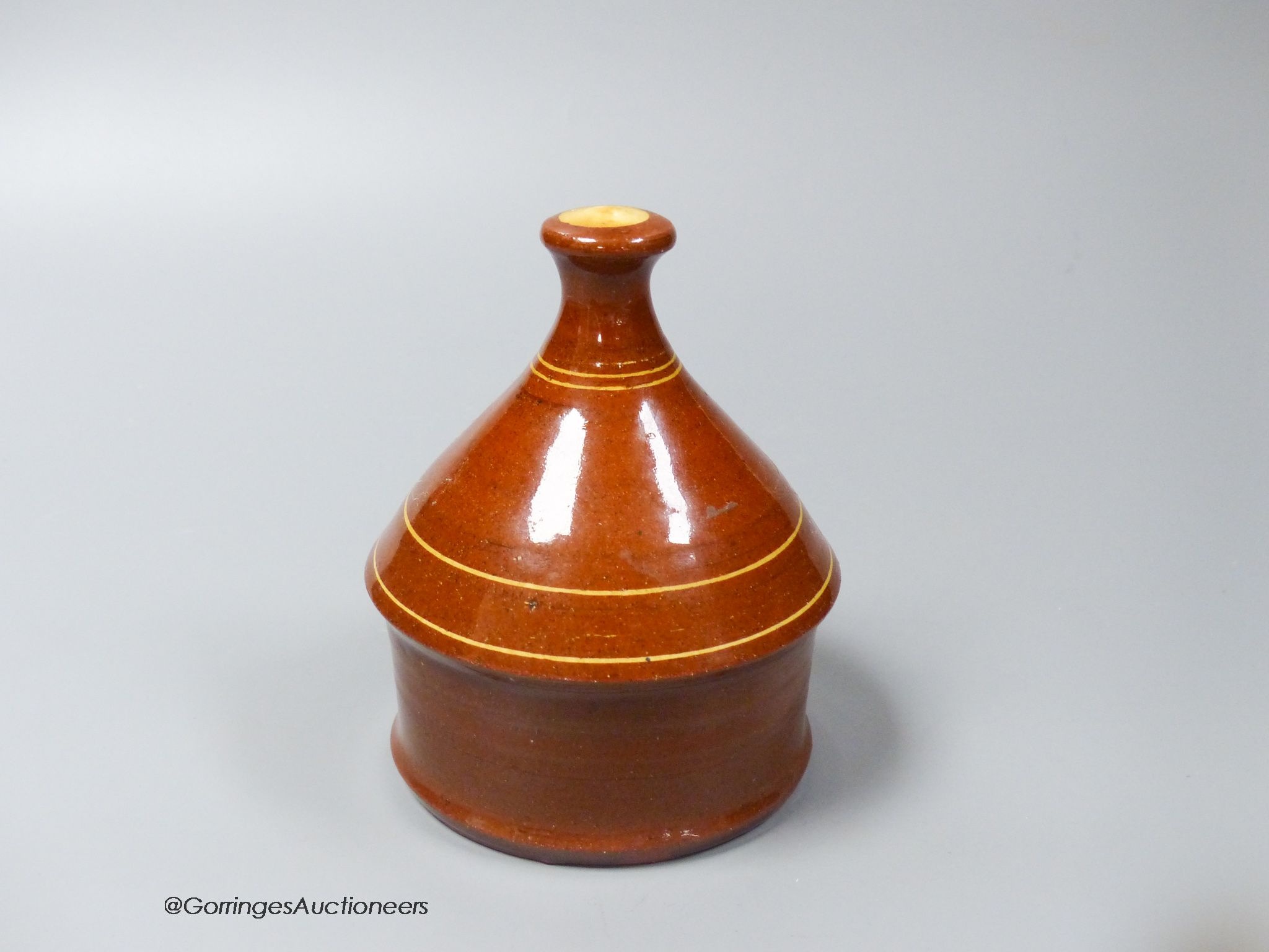 A Dickerware skep shaped money box, inscribed 